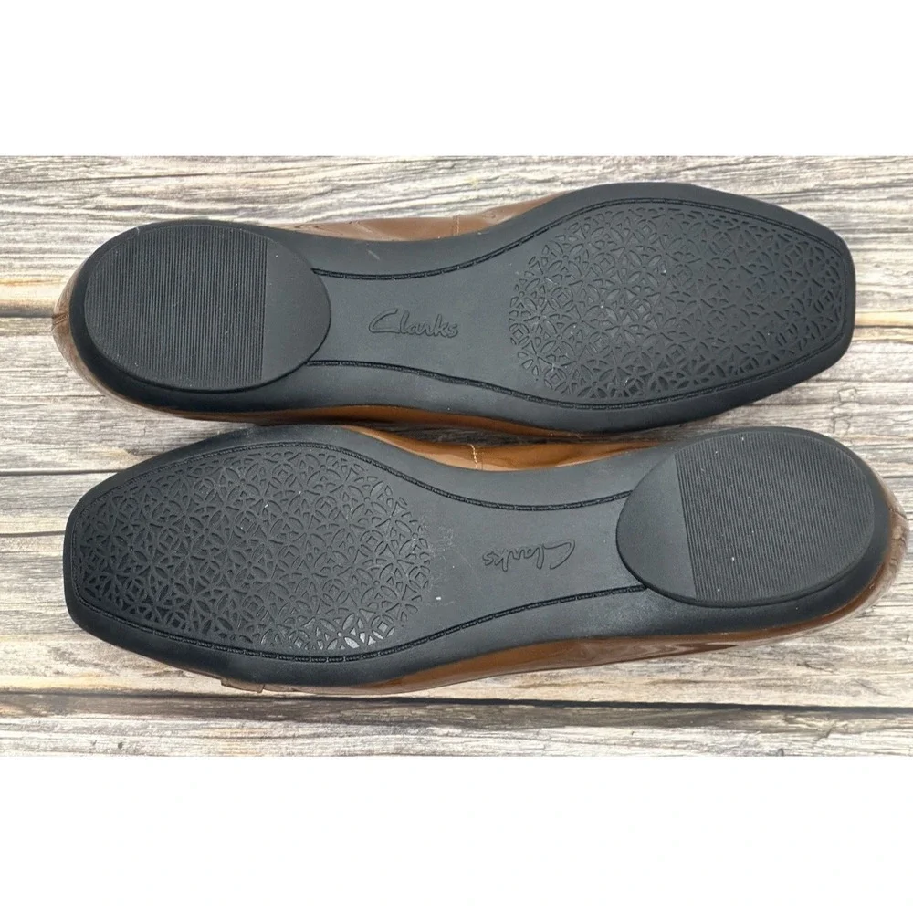 Clarks patent leather